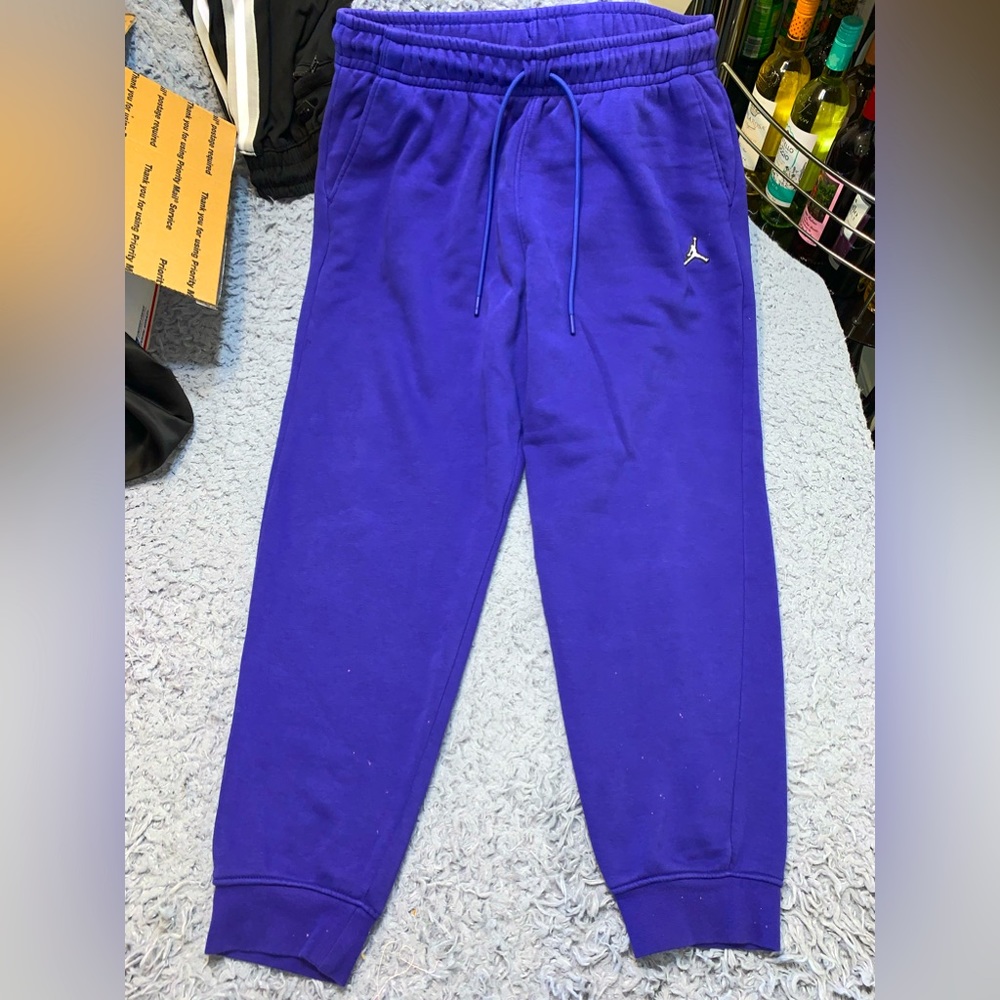 Air Jordan sweatpants purple size 12
